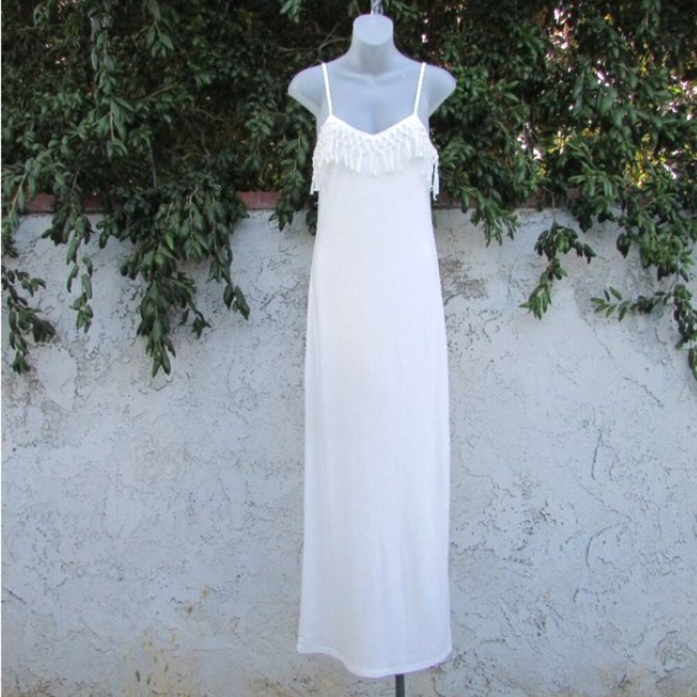 Bettinis fringe neck maxi  swim maxi cover